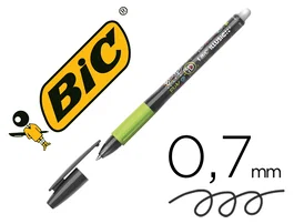 Bic Bolígrafo Gelocity Illusion Borrable Negro Punta 0,7 mm