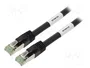 GOOBAY Patch cord Cat 6a S/FTP 25m Negro