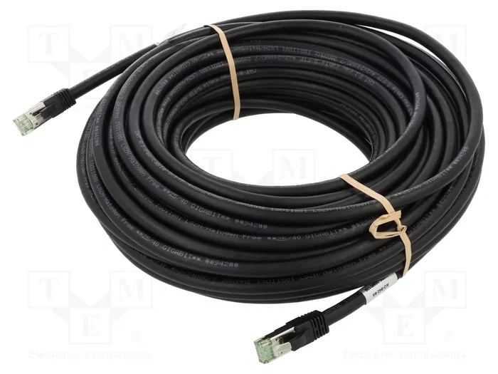 GOOBAY Patch cord Cat 6a S/FTP 25m Negro GOOBAY Patch cord Cat 6a S/FTP 25m Negro