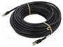 GOOBAY Patch cord Cat 6a S/FTP 25m Negro