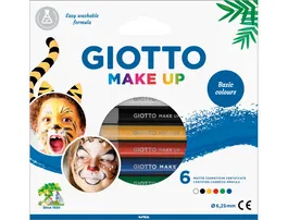 Giotto Set 6 Lápices Cosméticos Colores Clásicos Maquillaje Lavable