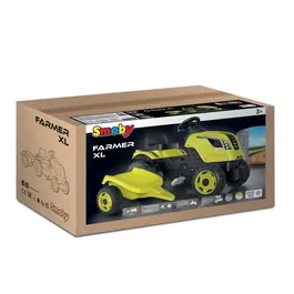 Smoby Tractor de Pedales Farmer XL con Remolque - Verde SMO3032167101303