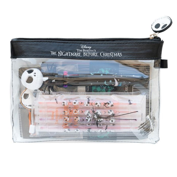 ERIK Set Papeleria Pesadilla Antes de Navidad Disney Contiene: Bolígrafo 10 Colores, 3 Cuadernos A6, 4 Subrayadores, 2 Clips, Notas Sticky y Portatodo