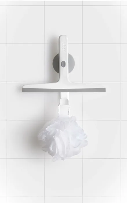 Joseph Joseph EasyStore Limpiador de Mamparas Lig. Grey con Gancho de Almacenamiento