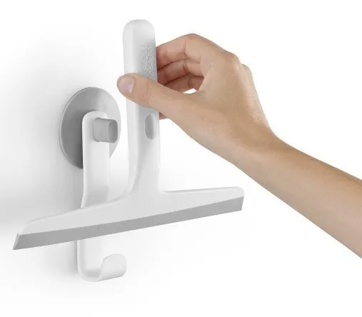 Joseph Joseph EasyStore Limpiador de Mamparas Lig. Grey con Gancho de Almacenamiento