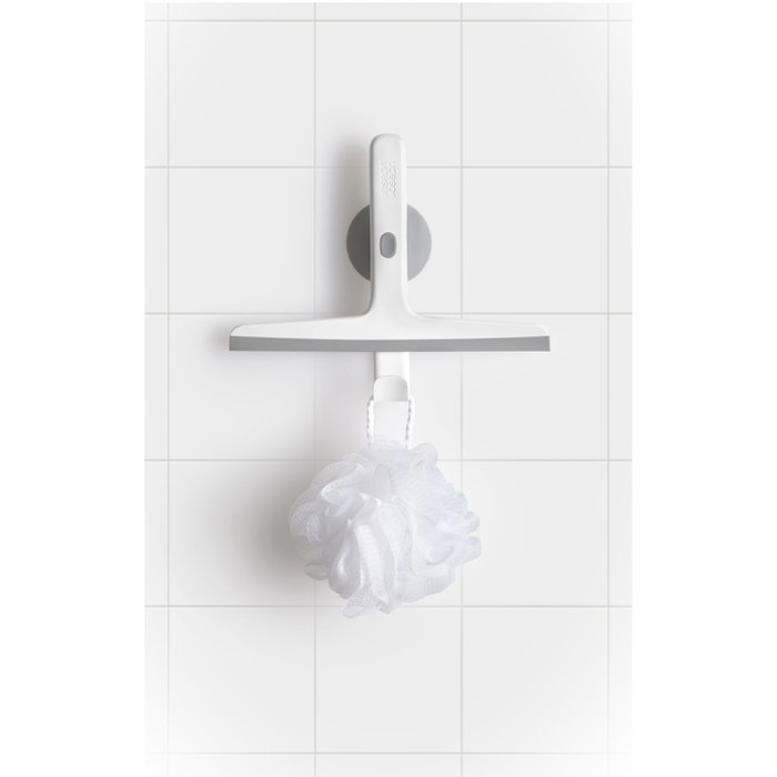 Joseph Joseph EasyStore Limpiador de Mamparas Lig. Grey con Gancho de Almacenamiento