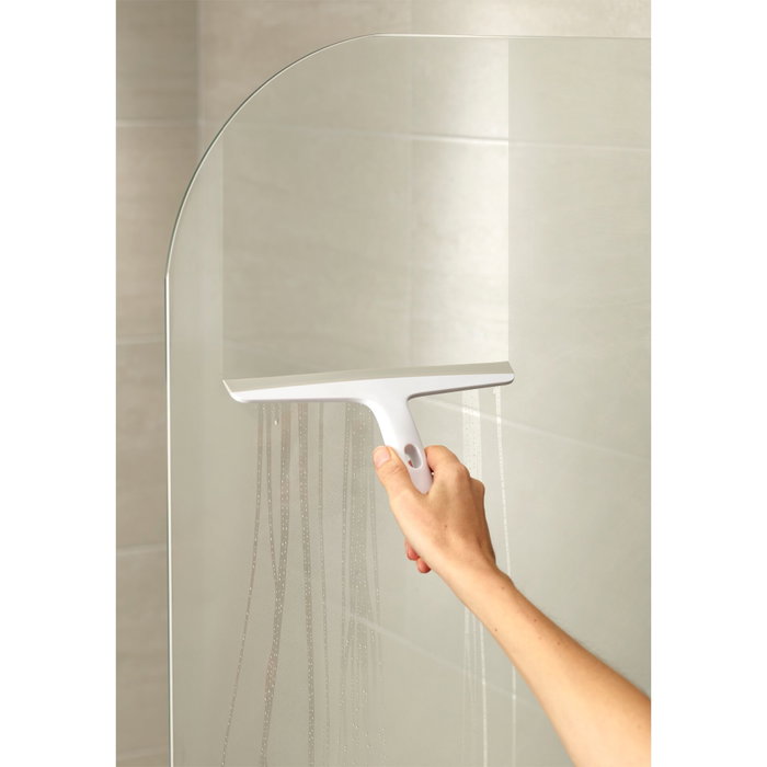 Joseph Joseph EasyStore Limpiador de Mamparas Lig. Grey con Gancho de Almacenamiento