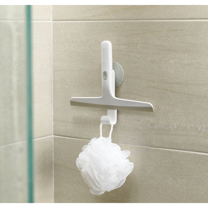 Joseph Joseph EasyStore Limpiador de Mamparas Lig. Grey con Gancho de Almacenamiento