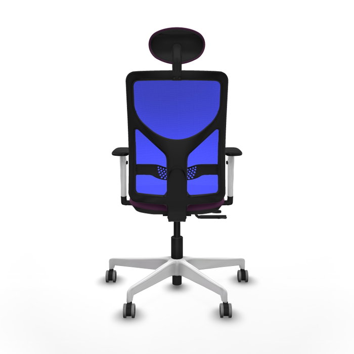 PIQUERAS Y CRESPO Silla de oficina Motilla Morado y Azul