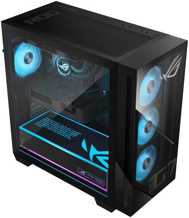 Asus ROG G700TF-05225F112W con Intel Core Ultra 5, 16GB, 1TB, RTX 5070, Windows 11 Home, Negro