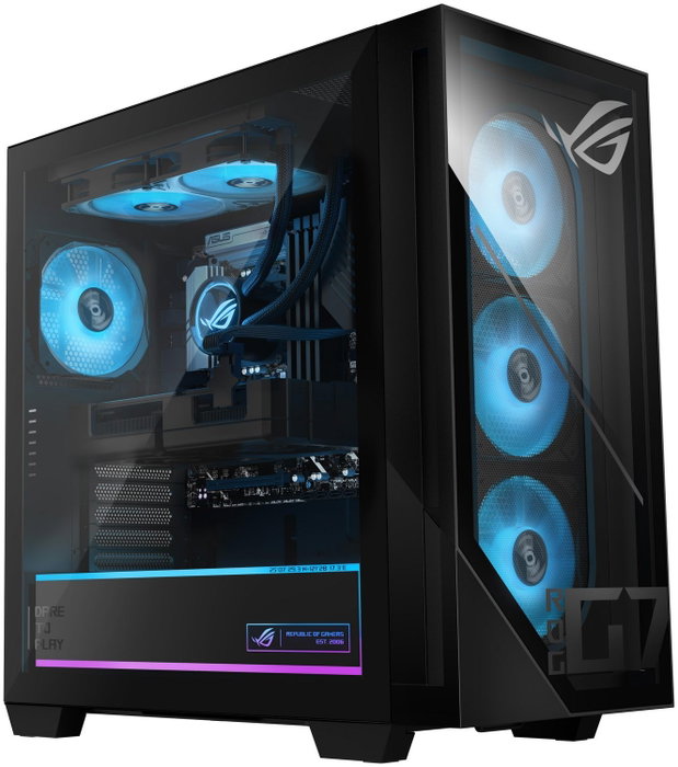 Asus ROG G700TF-05225F112W con Intel Core Ultra 5, 16GB, 1TB, RTX 5070, Windows 11 Home, Negro