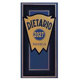 DOHE AGENDAS Dietario dos tercios 2027 azul 14,5x31cm