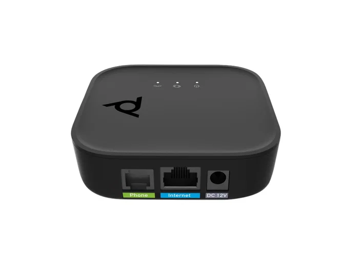 Poly ATA 400 Adaptador VoIP 1 FXS con SIP Abierto y Fuente de Alimentación - Convierte Teléfono Analógico en IP, Gestión en Nube PDMS-SP