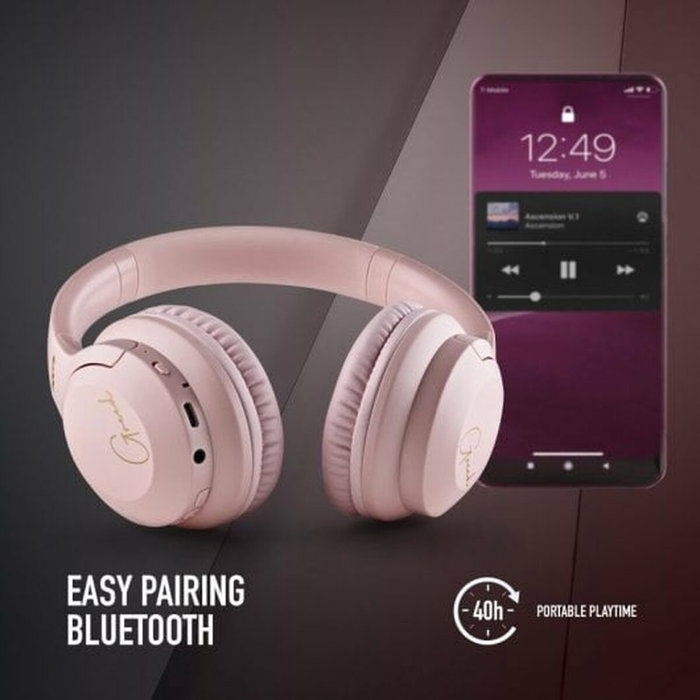 NGS Artica Greed Auriculares Inalámbricos Rosa