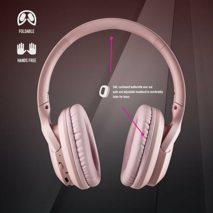 NGS Artica Greed Auriculares Inalámbricos Rosa