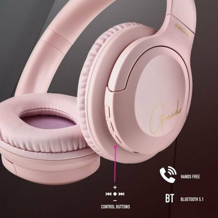 NGS Artica Greed Auriculares Inalámbricos Rosa