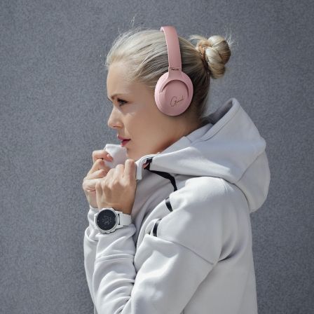 NGS ArtiCA Greed Auriculares Inalámbricos con Micrófono Bluetooth Rosa