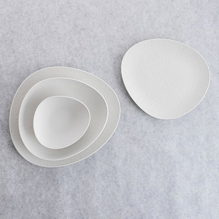 Bidasoa Bandeja Extraplana Porcelana Fosil Blanco