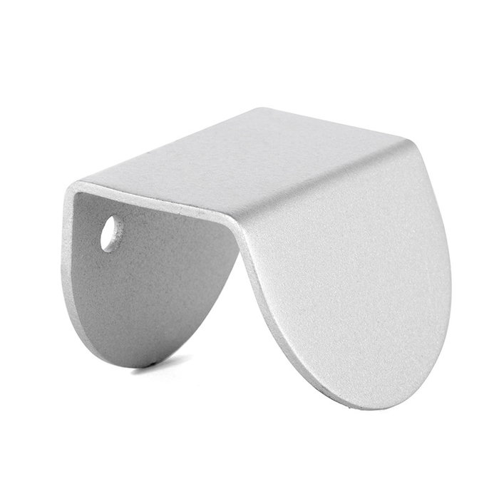 Trentadue Tirador Acero Modelo Bando C32 L40 Acabado Plata Mate