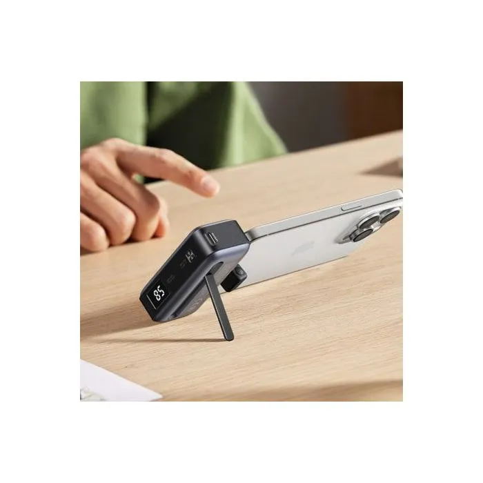 Ugreen Batería Externa Power Bank 5000 mAh - Conector USB-C, Con Soporte - Negro