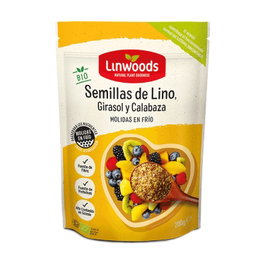 Linwoods Mezcla de Semillas de Lino, Girasol y Calabaza Ecológicas Molidas 200g