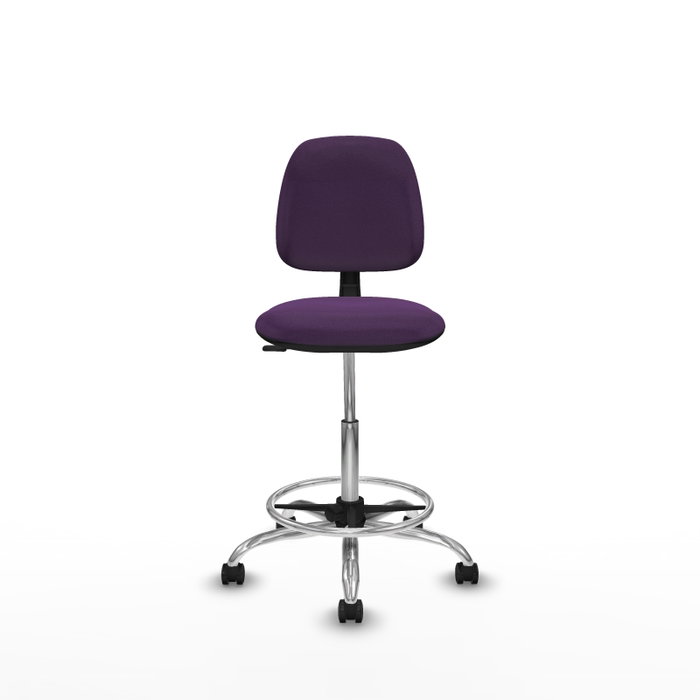PIQUERAS Y CRESPO Taburete Isso CP Bali morado sin brazos PIQUERAS Y CRESPO Taburete Isso CP Bali morado sin brazos