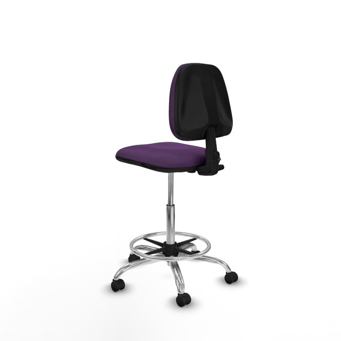 PIQUERAS Y CRESPO Taburete Isso CP Bali morado sin brazos PIQUERAS Y CRESPO Taburete Isso CP Bali morado sin brazos
