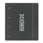Carpeta de anillas Munich Topo Negro 27 X 32 X 4 cm