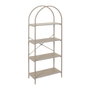 Home Deco Factory Estantería Terra Nova 4 Baldas MDF y Hierro 60x32x142 cm