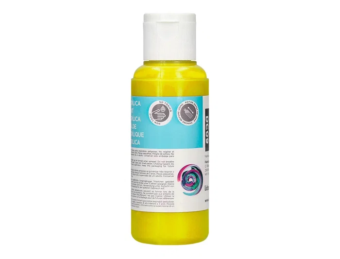Liderpapel Pintura Acrilica Bote 80 ml Amarillo