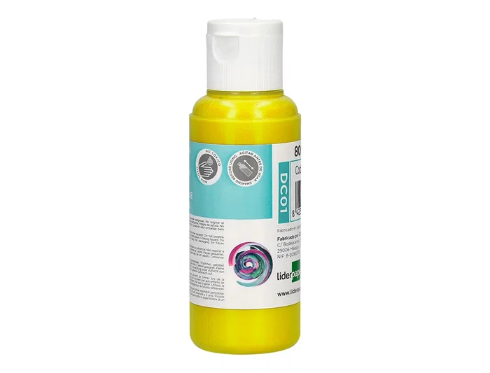 Liderpapel Pintura Acrilica Bote 80 ml Amarillo