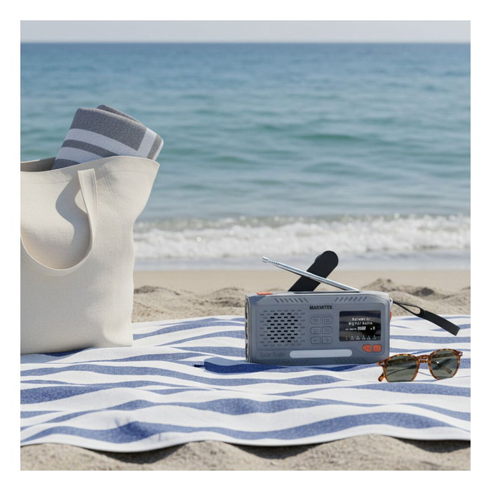 Marmitek RESQ 100 Radio de emergencia Gris claro Marmitek RESQ 100 Radio de emergencia Gris claro