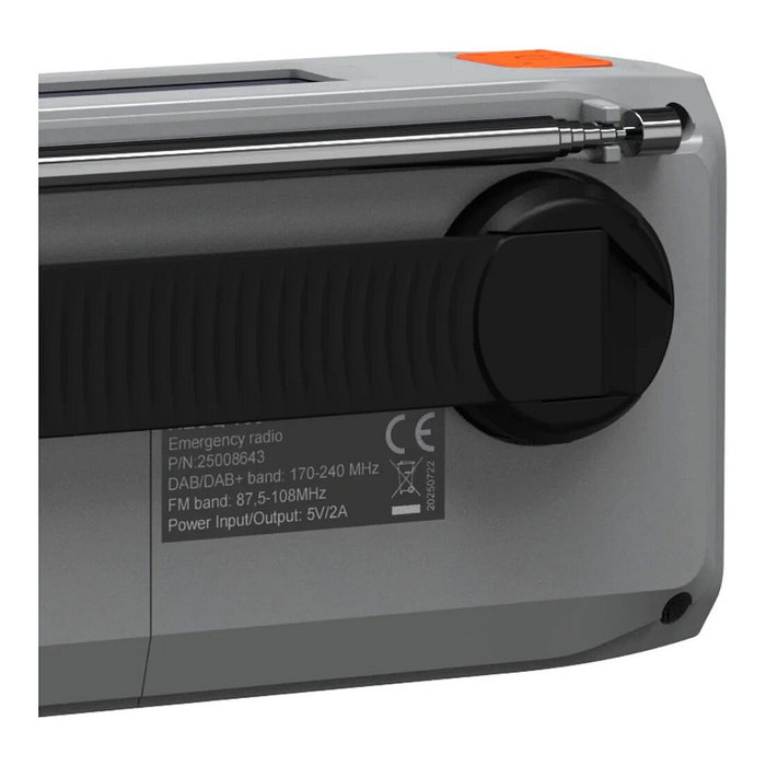 Marmitek RESQ 100 Radio de emergencia Gris claro Marmitek RESQ 100 Radio de emergencia Gris claro