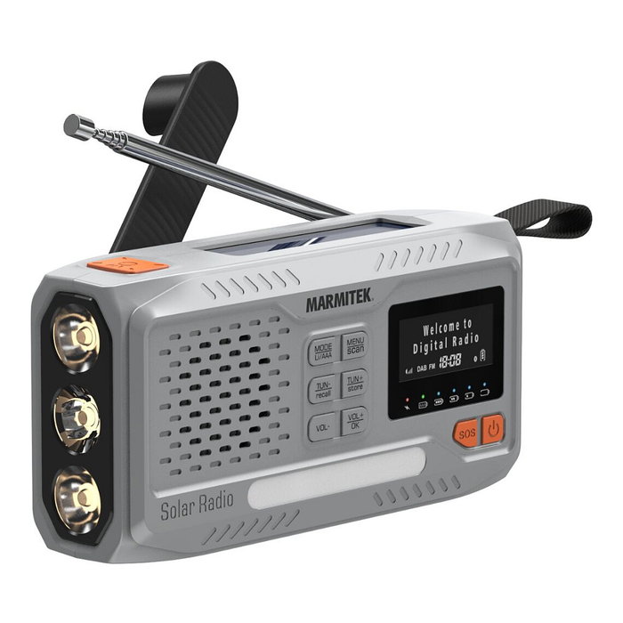 Marmitek RESQ 100 Radio de emergencia Gris claro Marmitek RESQ 100 Radio de emergencia Gris claro
