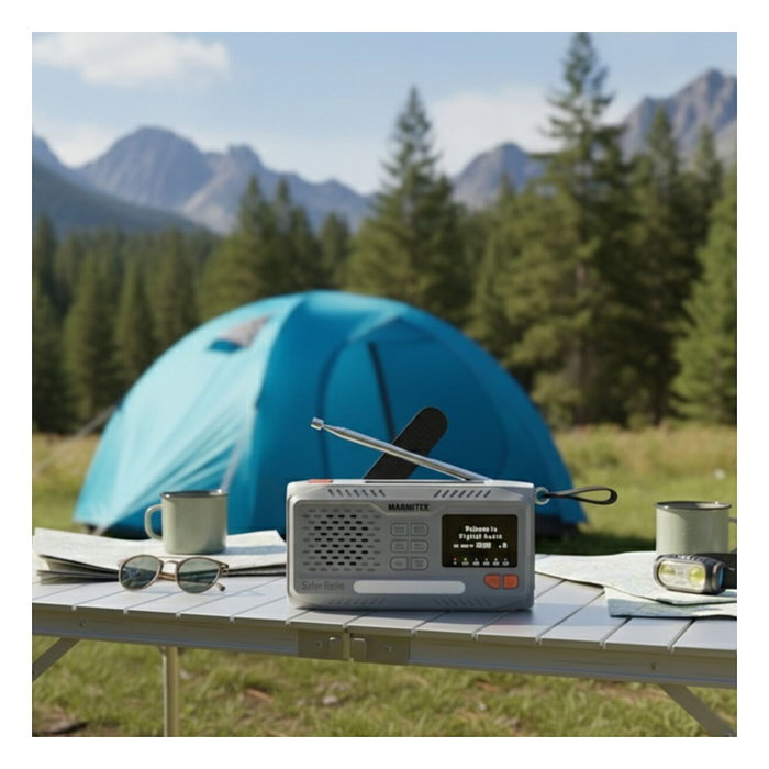 Marmitek RESQ 100 Radio de emergencia Gris claro Marmitek RESQ 100 Radio de emergencia Gris claro