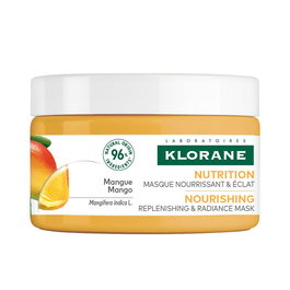 Klorane Mascarilla Nutritiva al Mango para Cabello Seco y Dañado - Tratamiento Hidratante de 250 ml