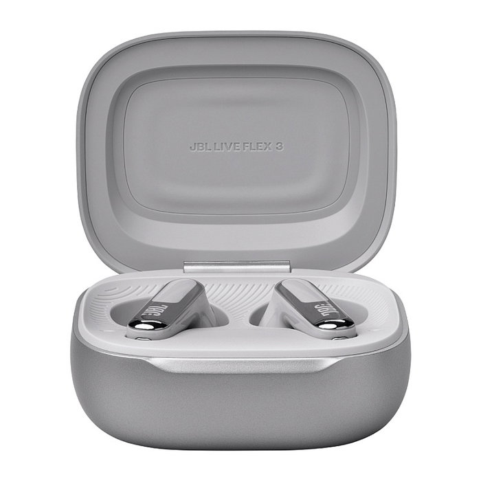 JBL Harman Auriculares Inalámbricos LIVE FLEX3 Plata para Deporte y Uso Diario JBL Harman Auriculares Inalámbricos LIVE FLEX3 Plata para Deporte y Uso Diario