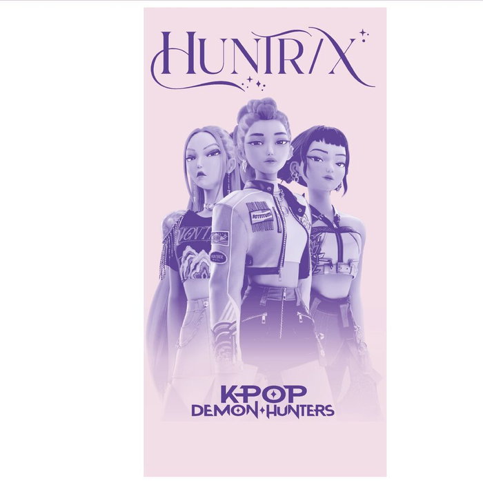 Huntrix Toalla KPop Demon Hunters microfibra 70x140 cm