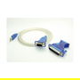 VALUE Cable Adaptador USB a Serie 1.8m Gris