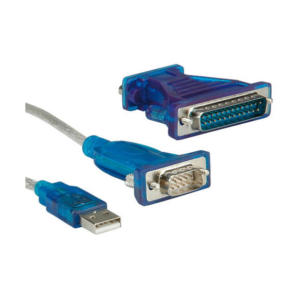 VALUE Cable Adaptador USB a Serie 1.8m Gris VALUE Cable Adaptador USB a Serie 1.8m Gris