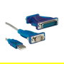 VALUE Cable Adaptador USB a Serie 1.8m Gris