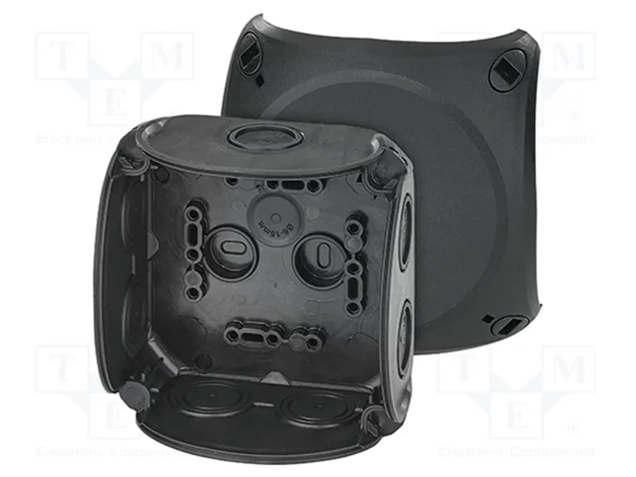 HENSEL ENYCASE® Caja de conexiones negra IP66 HENSEL ENYCASE® Caja de conexiones negra IP66