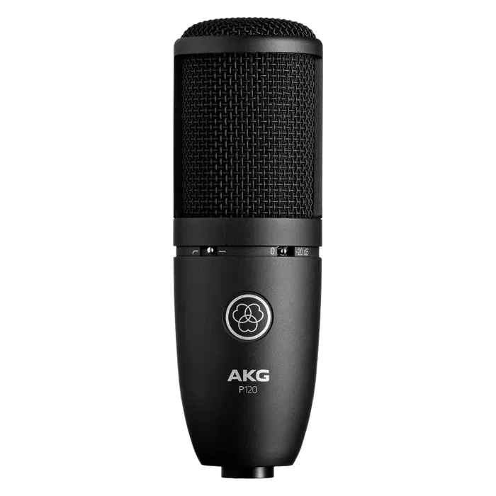 AKG P120 Micrófono Condensador de Gran Diafragma con Patrón Polar Cardioide
