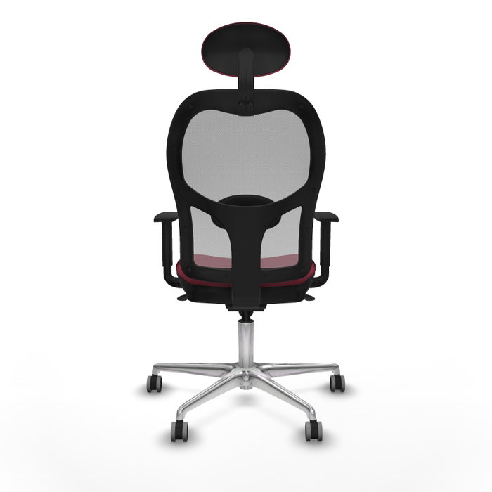 PIQUERAS Y CRESPO Silla de oficina Jorquera Granate y Gris PIQUERAS Y CRESPO Silla de oficina Jorquera Granate y Gris