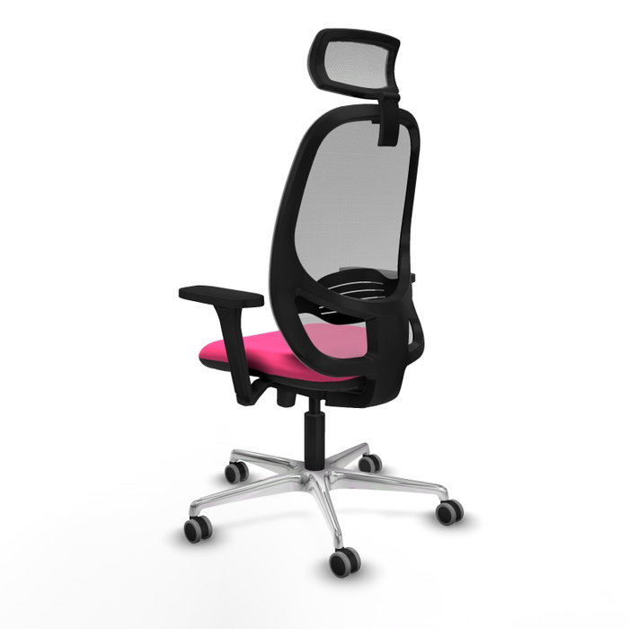 PIQUERAS Y CRESPO Silla de oficina Cilanco Rosa y Gris PIQUERAS Y CRESPO Silla de oficina Cilanco Rosa y Gris