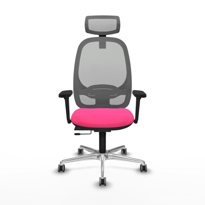 PIQUERAS Y CRESPO Silla de oficina Cilanco Rosa y Gris PIQUERAS Y CRESPO Silla de oficina Cilanco Rosa y Gris