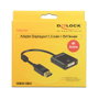 DeLOCK 62599 Adaptador de vídeo DisplayPort a DVI 4K Activo Negro
