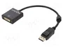 DeLOCK 62599 Adaptador de vídeo DisplayPort a DVI 4K Activo Negro