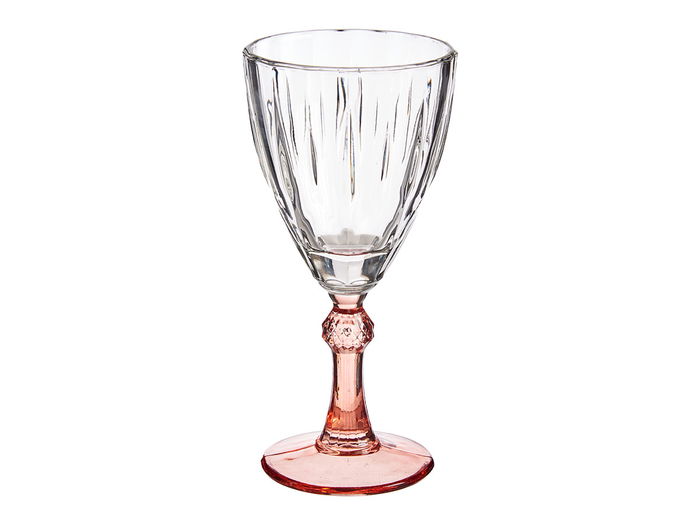 Vivalto Copa Vino Color Salmon 275 ml (9 x 18.5 x 9 cm) (Set de 36)