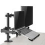 Ewent EW1519 Soporte de Mesa para Monitor y Portátil Negro